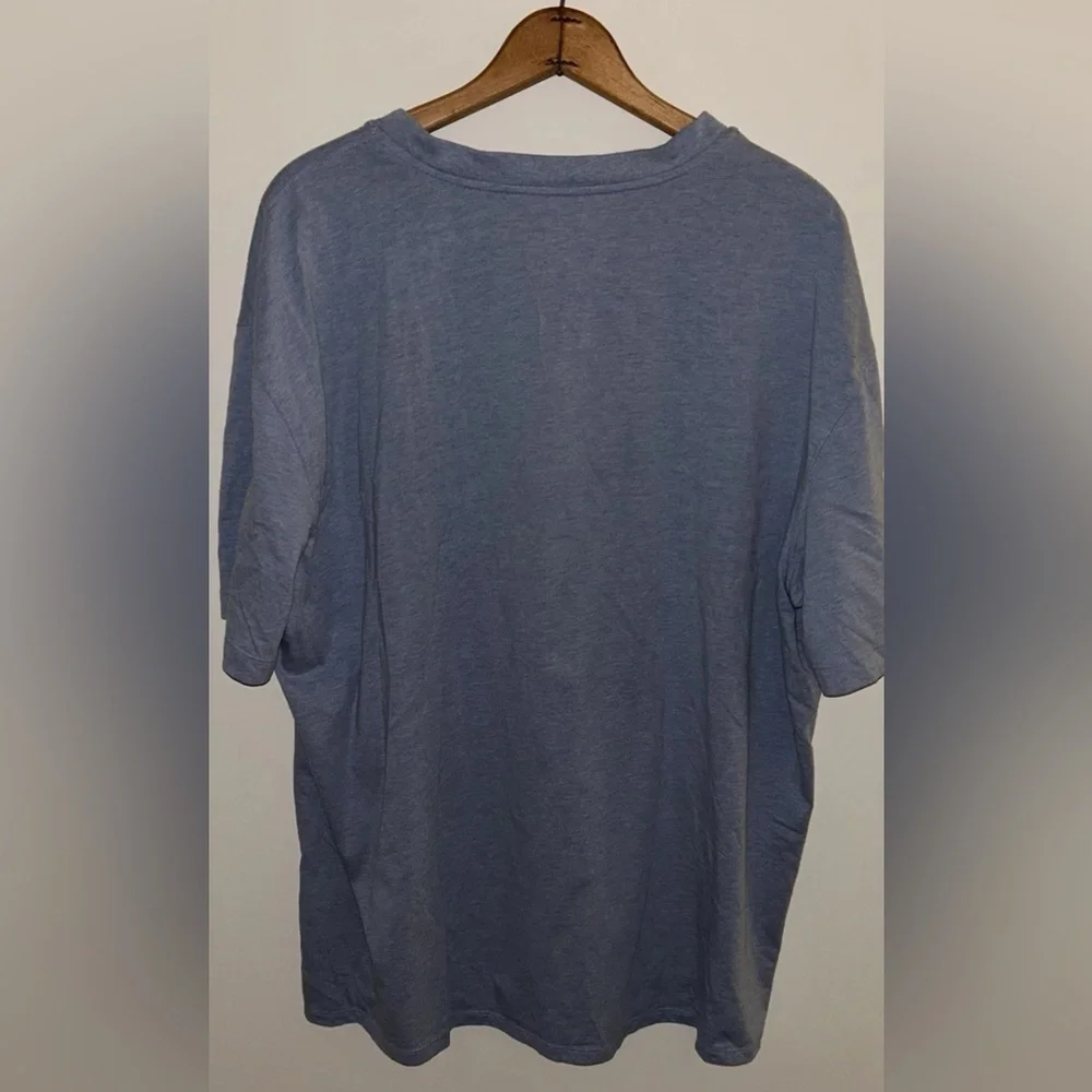 Men’s Eddie Bauer Blue Crew Neck Polo Shirt XXL - Picture 5 of 5